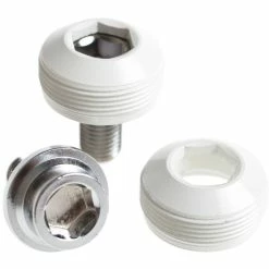 BLB Brick Lane Bikes Bulloni Della Pedivella In Lega - Bianchi