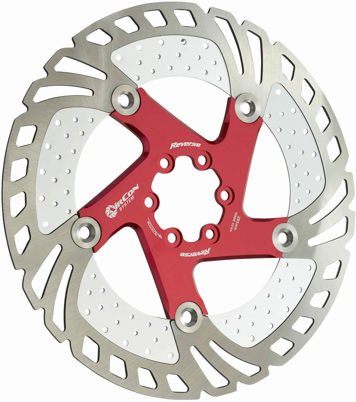 Reverse Disco Del Freno Dell'aria Condizionata - Rosso