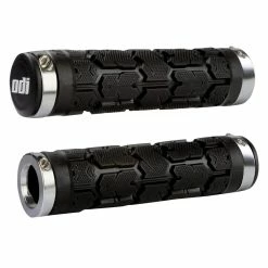 ODI Grips Rogue Lock-On Bonus Pack - Manopole MTB - Nero/Argento