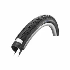 Schwalbe Pneumatico Delta Cruiser Plus Copertoncino - 28x1.40 Pollici - SBC - Strisce Riflettenti - Nero