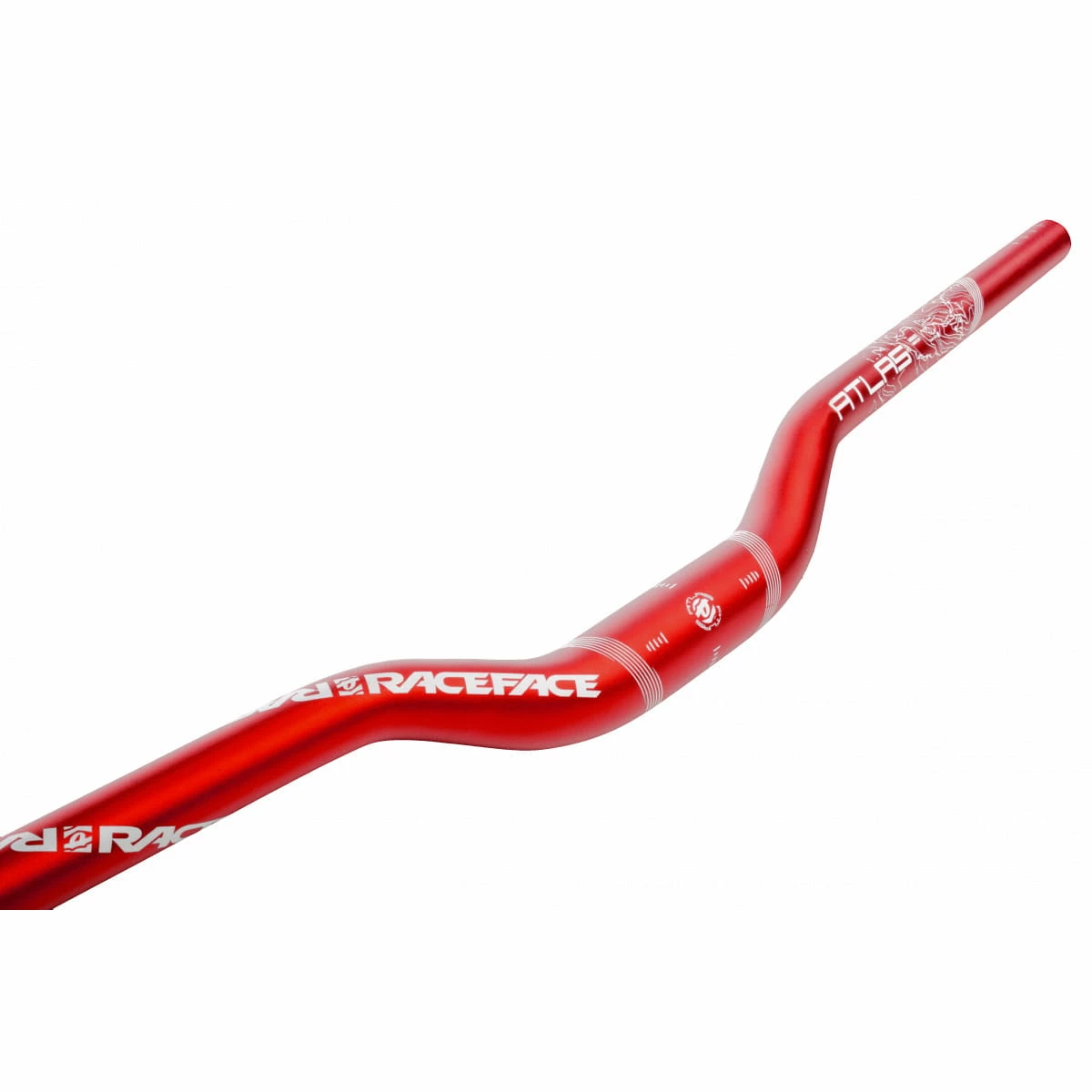 Race Face Manubrio Atlas 1.25 Riserbar DH/FR - Nero/Bianco
