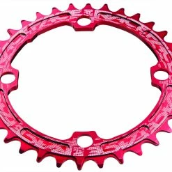Race Face Ingranaggio Narrow-Wide- 4 Bolt - 104mm - Rosso