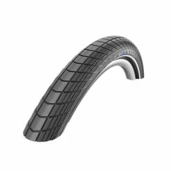 Schwalbe Pneumatico Big Apple Clincher - 26x2.35 Pollici - RaceGuard - Strisce Riflettenti - Nero