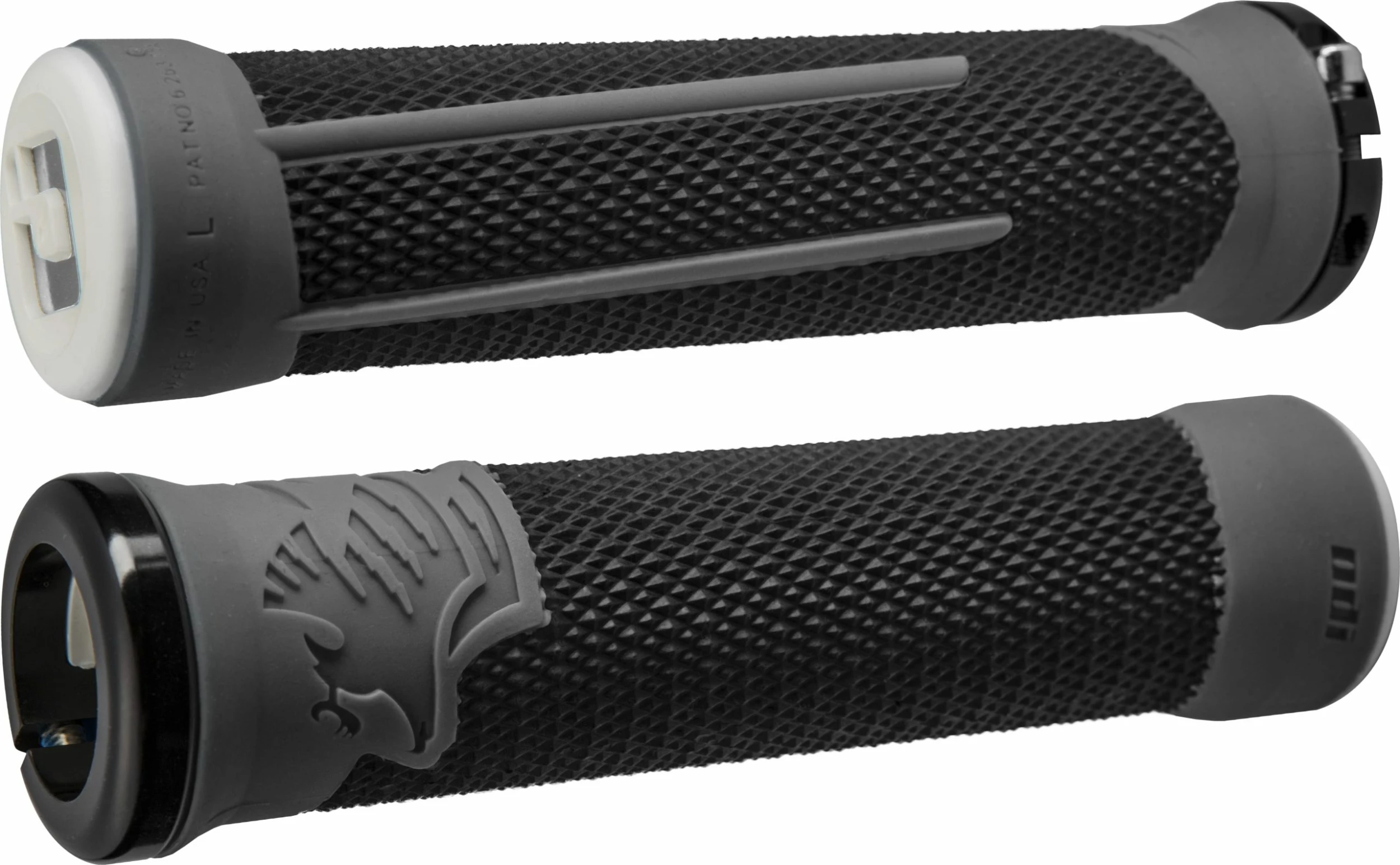 ODI Grips Impugnature AG2 Lock-On DH - Nero/Grigio