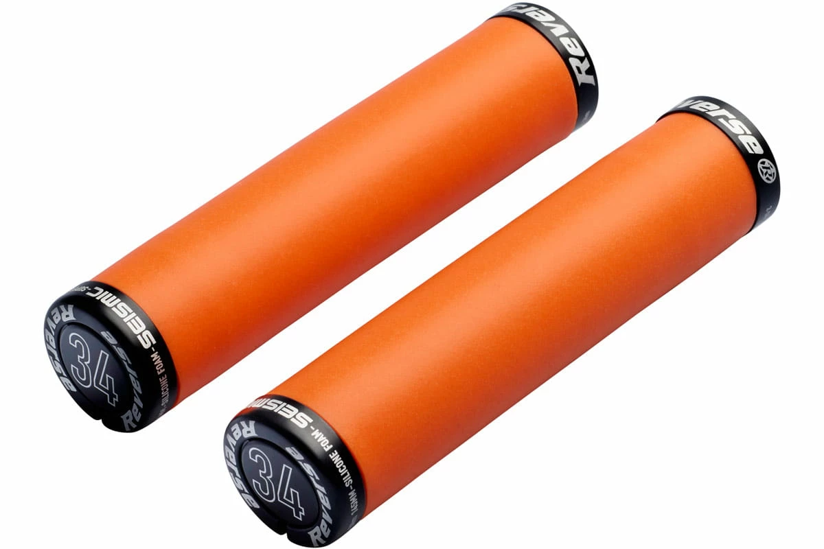 Reverse Seismic Ergo Lock-On Grips - Arancione/nero - immagine 2