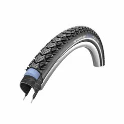 Schwalbe Pneumatico Per Copertoncino Marathon Plus Tour - 28x1.60 Pollici - SmartGuard - Strisce Riflettenti - Nero