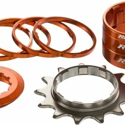 Reverse Kit Singlespeed Pignone 13T + 7 Distanziali - Arancione