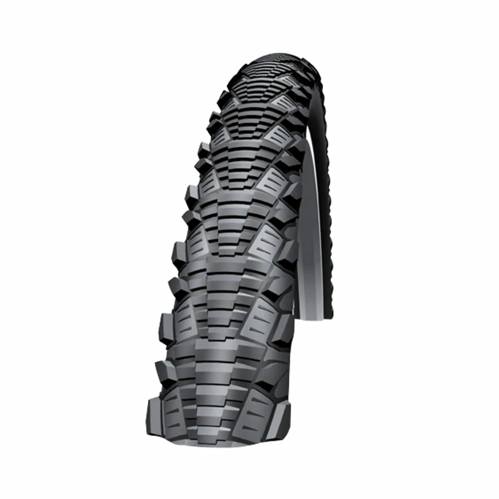 Schwalbe Pneumatico CX Comp Copertoncino - 26x2.00 Pollici - K-Guard - Strisce Riflettenti - Nero