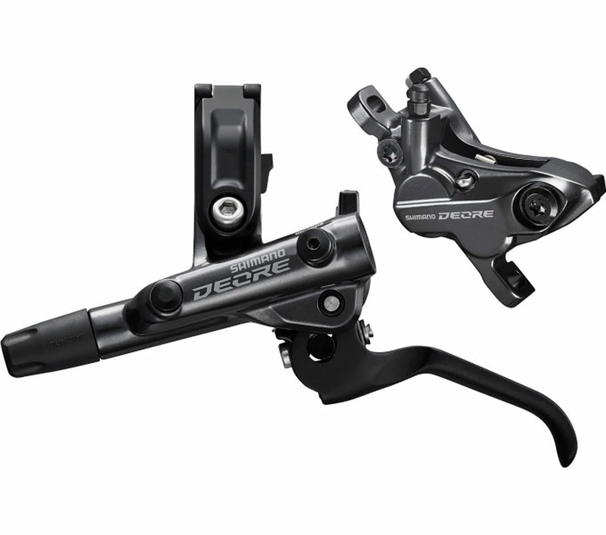 Shimano DEORE MTB M6120 Freno A Disco A 4 Pistoncini I-Spec EV - Nero