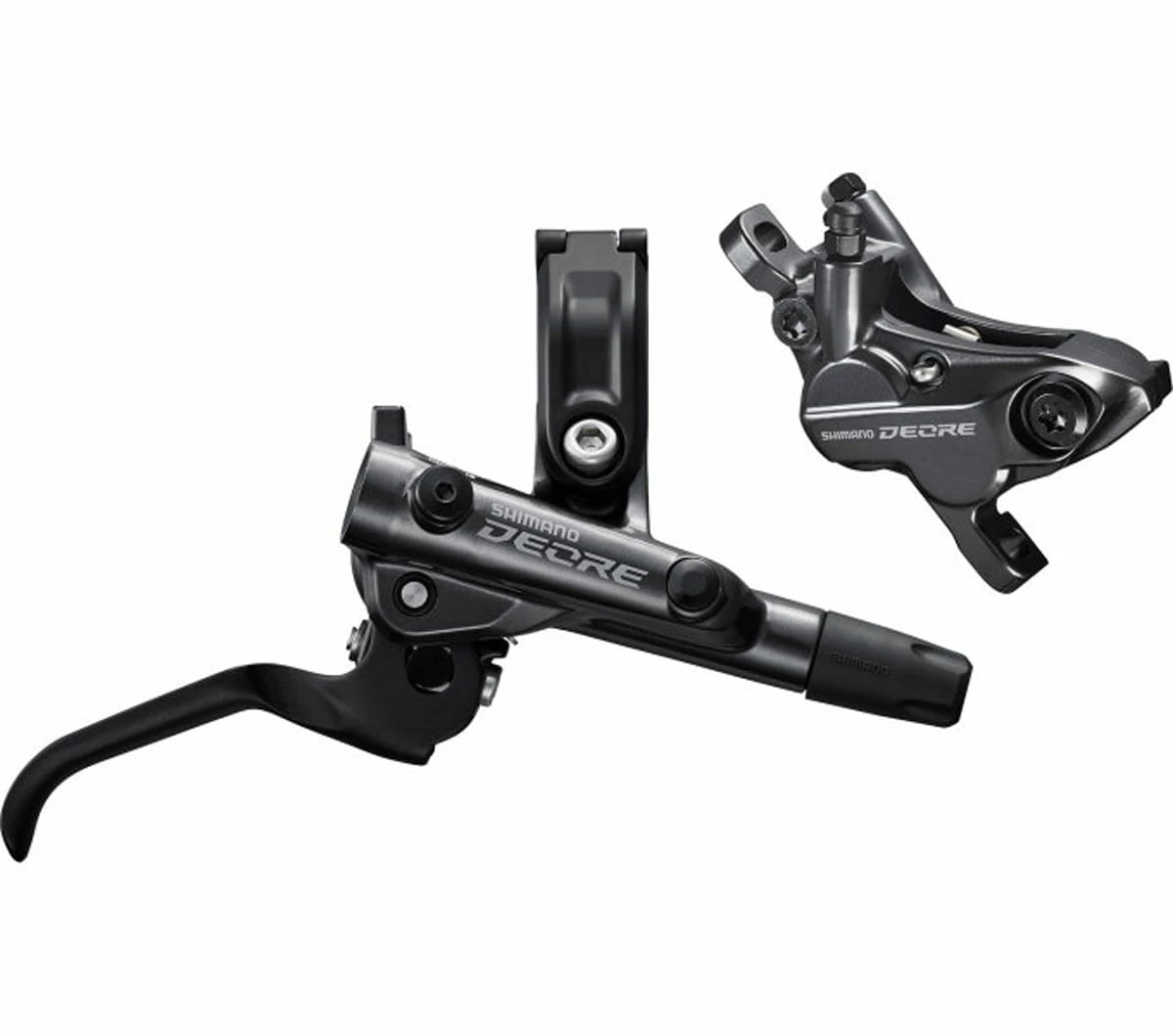 Shimano DEORE MTB M6120 Freno A Disco A 4 Pistoncini I-Spec EV - Nero - immagine 2