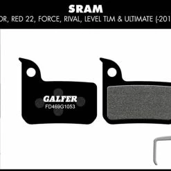 GALFER Pattini Freno Standard Per SRAM - Nero