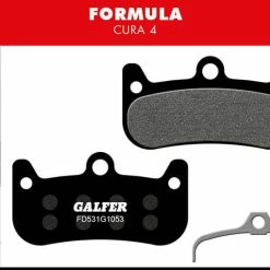 GALFER Pastiglie Freno Standard Per Formula Cura 4 - Nero