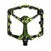 Crankbrothers Timbro 7 Pedale A Piattaforma Grande - Edizione Limitata Splatter Nero/verde Lime