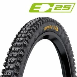 Continental Kryptotal-R Enduro TL-Ready E-25 Falt Soft Nero / Pelle Nera - 65-584