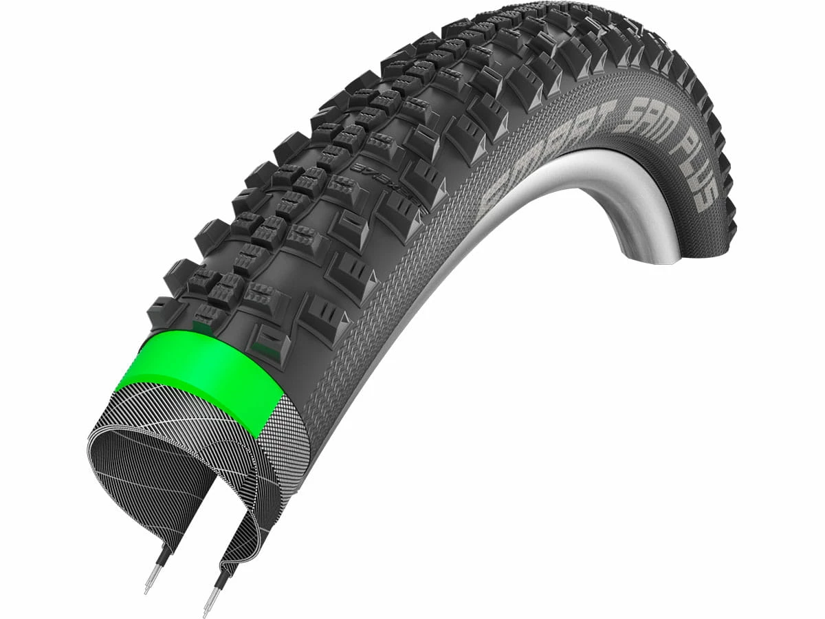 Schwalbe Smart Sam Plus - Copertoncino - 29x2,25 Pollici - DD Green Guard - Mescola Addix - immagine 2