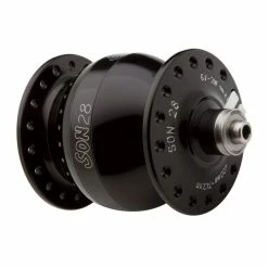 Dinamo Al Mozzo SON 28 - Anodizzata Nera