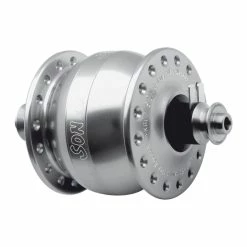 Mozzo Dinamo-SONdelux - Anodizzato Argento