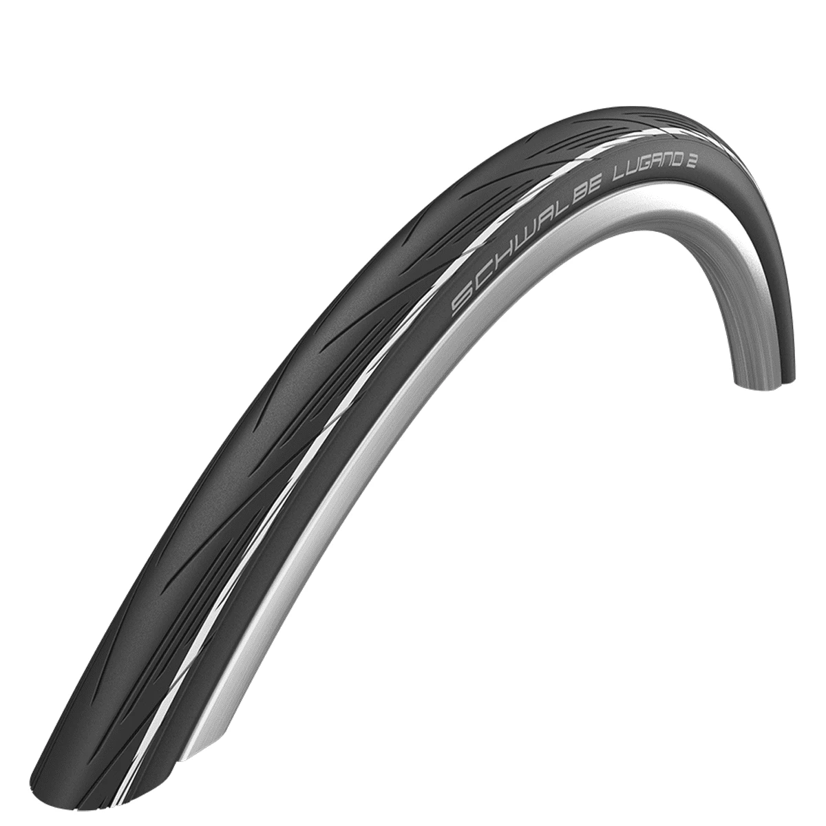 Schwalbe Lugano II Copertoncino - 25-622 (700x25C) - KevlarGuard - Nero/Bianco