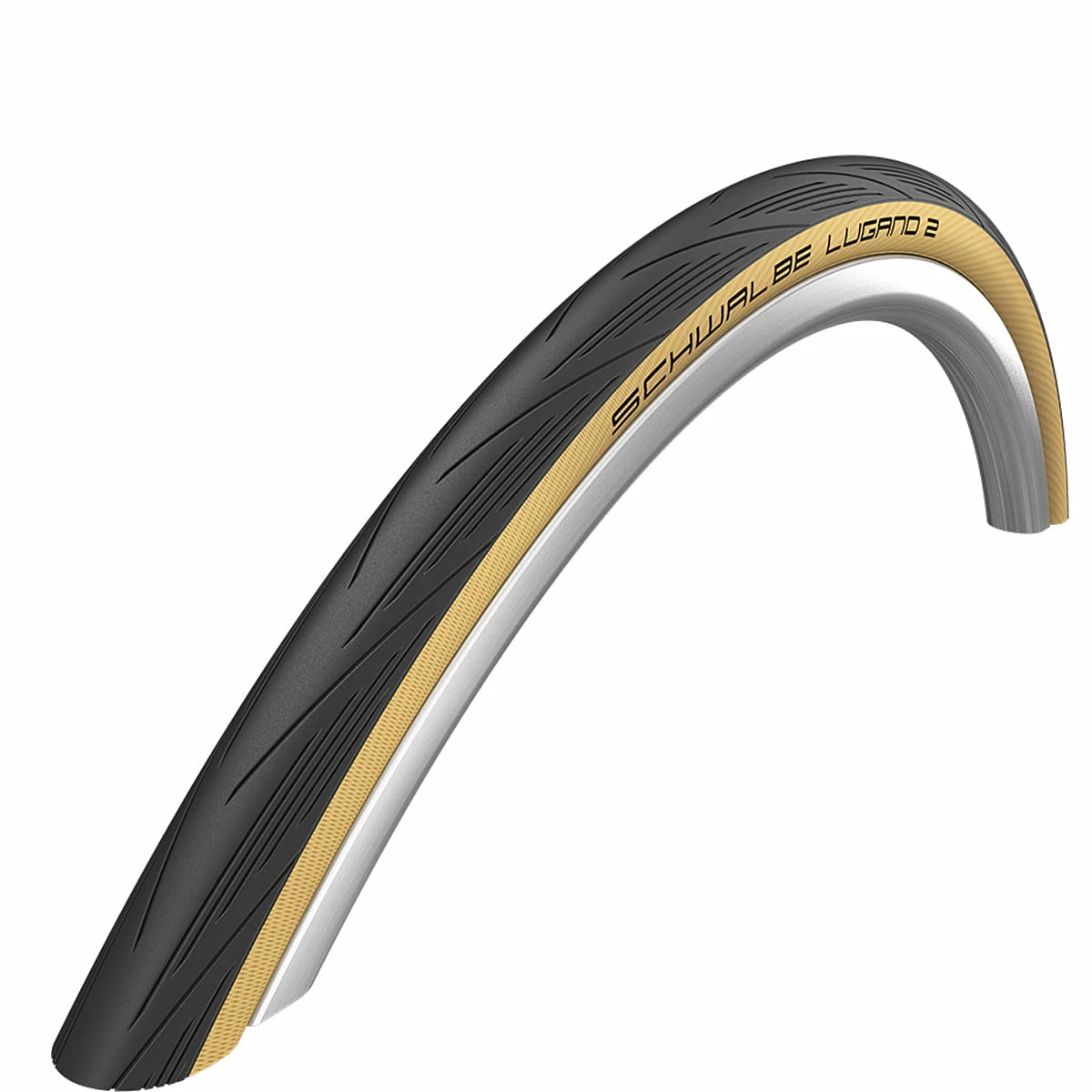 Schwalbe Lugano II Copertoncino - 25-622 (700x25C) - KevlarGuard / Classic Skin