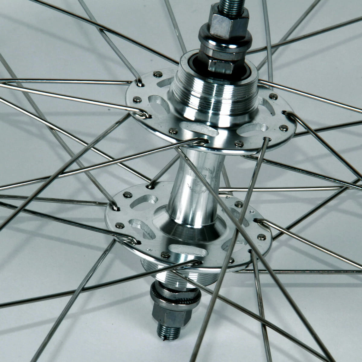 Novatec Set Di Ruote Singlespeed/Fixed - Argento Lucido - immagine 2