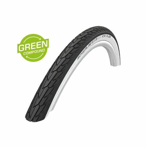 Schwalbe Pneumatico Per Copertoncino Road Cruiser - 24x1.75 Pollici - K-Guard - GC - Whitewall - immagine 2
