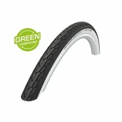 Schwalbe Pneumatico Per Copertoncino Road Cruiser - 28x1.75 Pollici - K-Guard - GC - Whitewall
