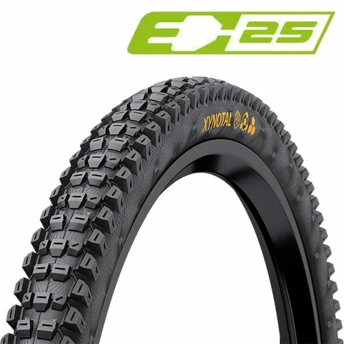 Continental Xynotal Downhill TL-Ready E-25 Falt Supersoft Nero / Pelle Nera - 60-622