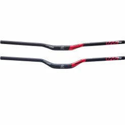 Reverse Base Handlebar Riser 790mm Bar 31.8mm - Nero Opaco/Rosso