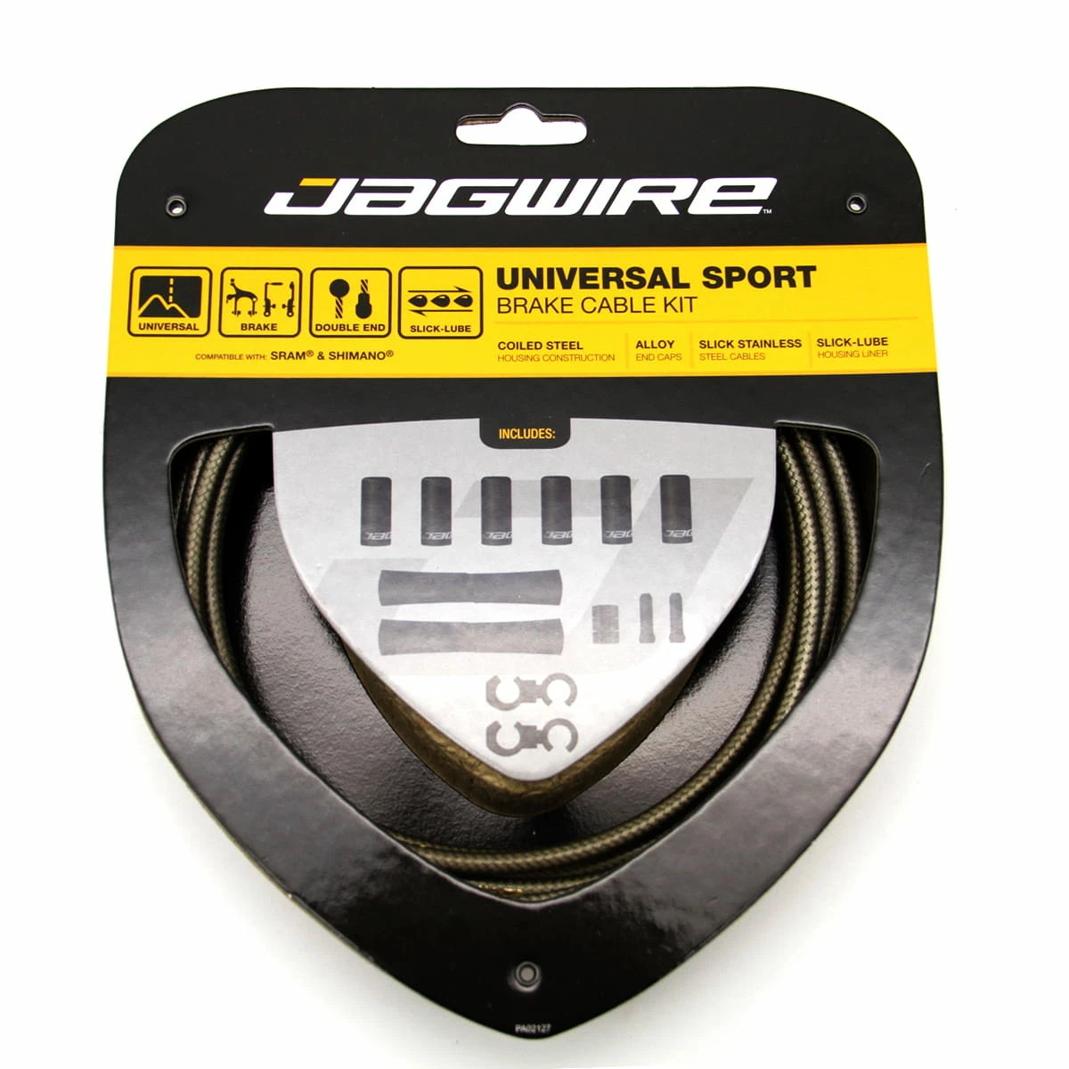 JAGWIRE Set Di Cavi Del Freno Universal Sport - Carbonio/argento