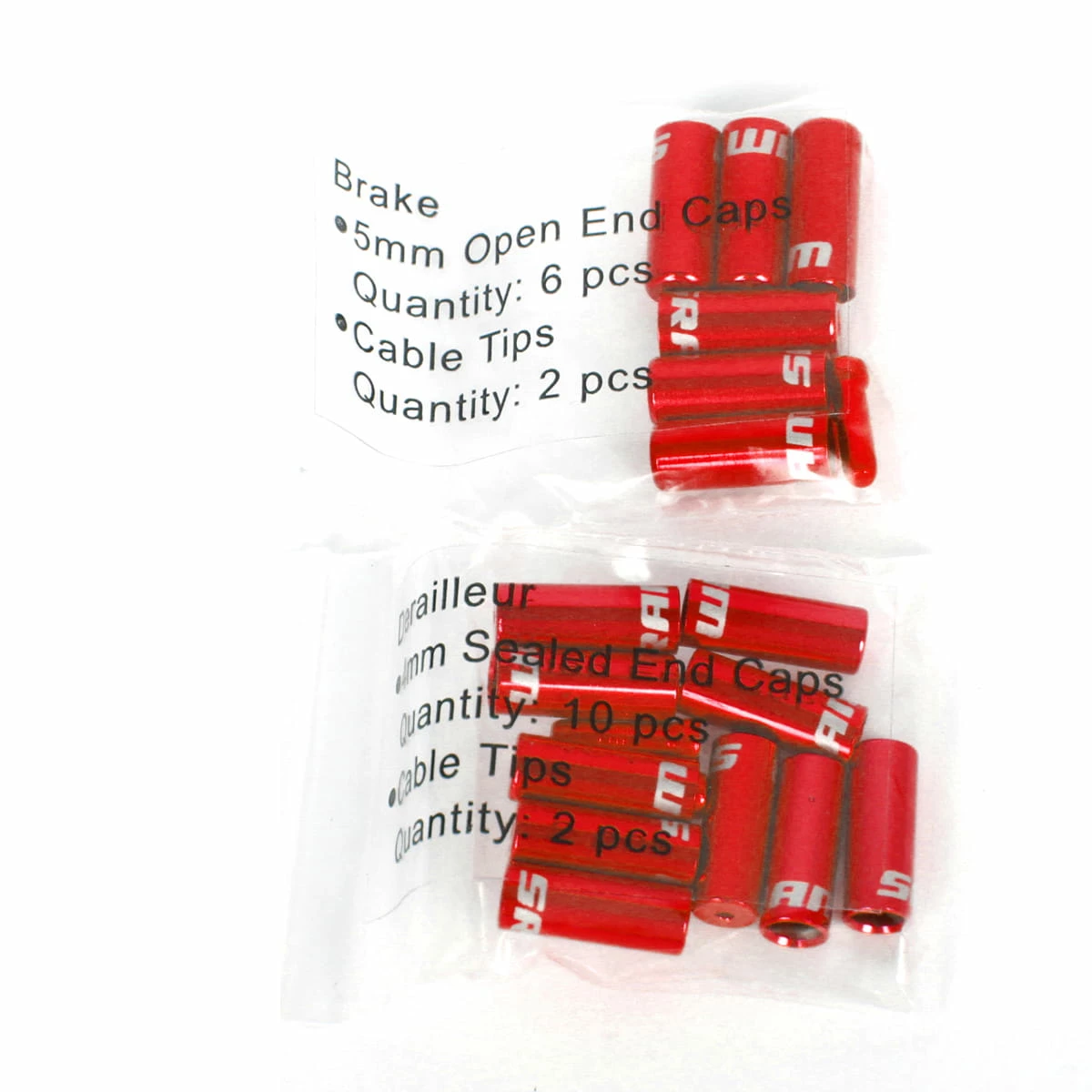 SRAM Set Di Manicotti E Tappi Per Freno E Cambio - Rosso - immagine 2