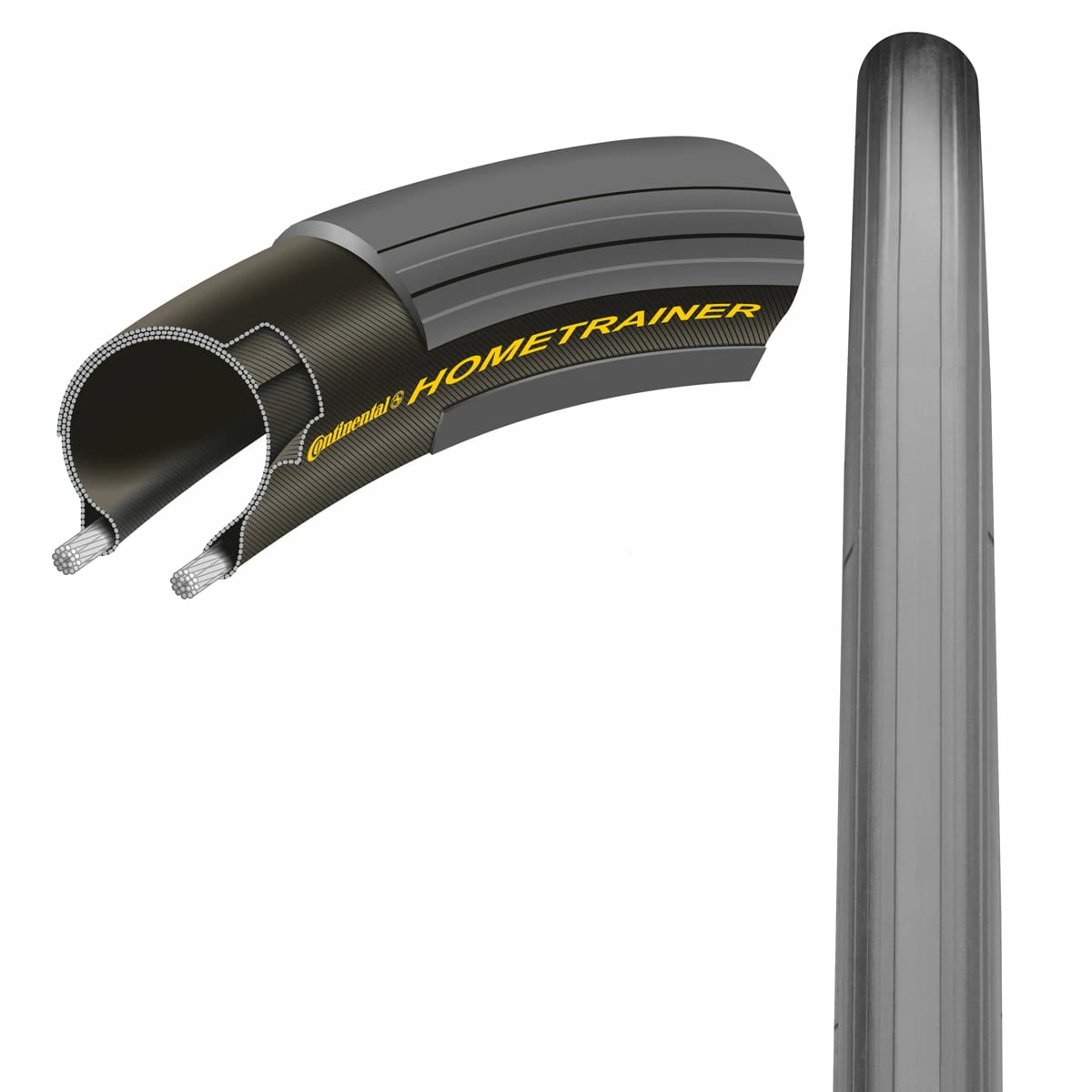 Continental Hometrainer II Pneumatico Pieghevole - Nero