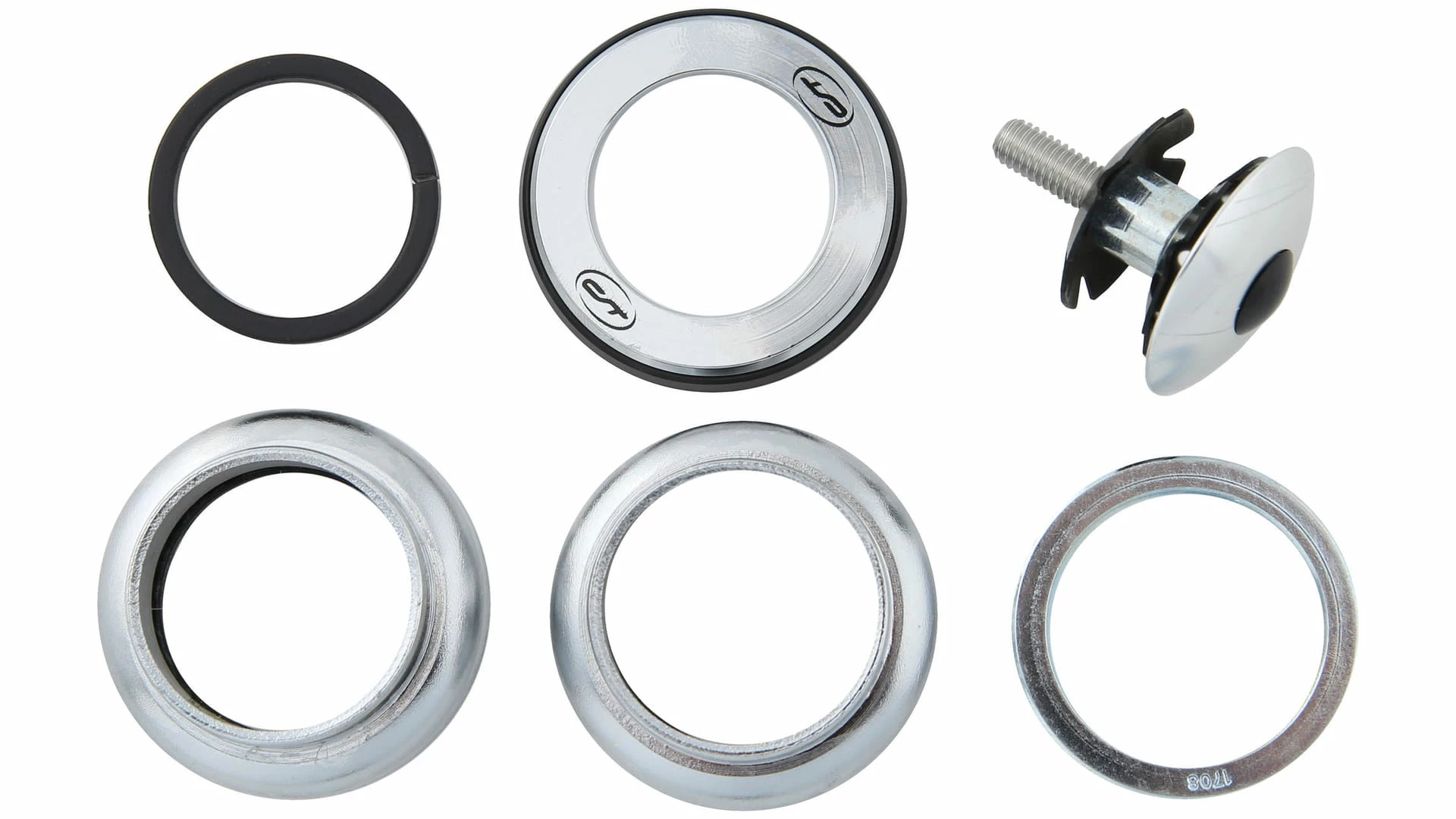 Con-Tec AHS-20 Cuffia Ahead EC34/28.6 - EC34/30 - 1-1/8 Pollici - Argento - immagine 2