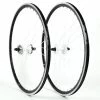 Point-Racing Singlespeed Fixie Wheelset 28 Pollici - Nero / Bianco