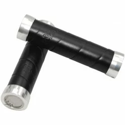 BROOKS Manopole Del Manubrio Sottili In Vera Pelle 130mm - Nero