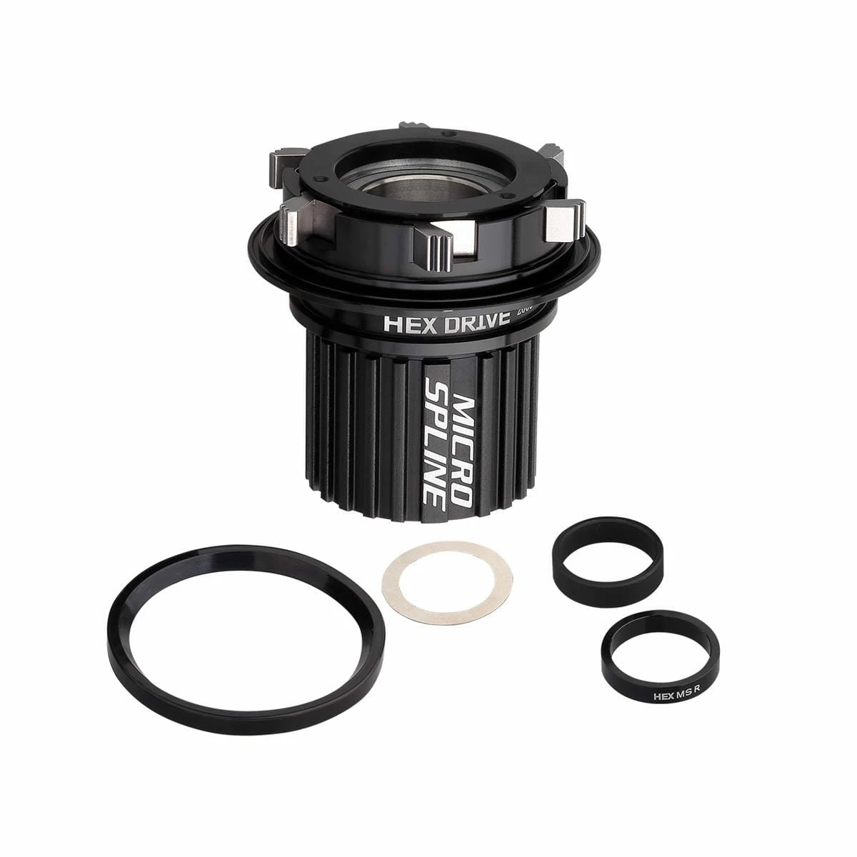 SPANK Set Corpo Ruota Libera HEX Drive Microspline - Nero