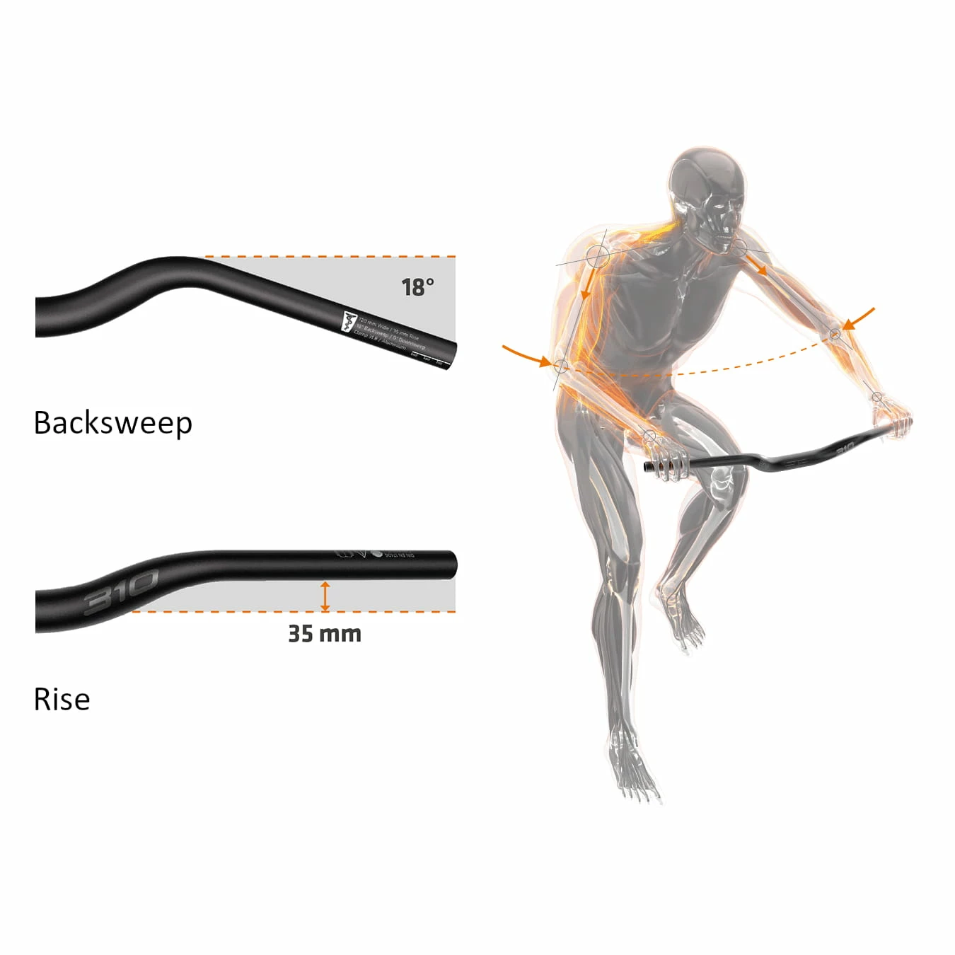 Sqlab 310 3.0 Manubrio - Nero - immagine 5