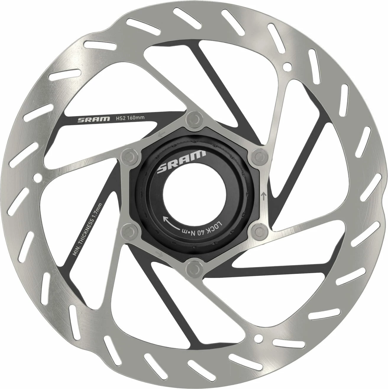 SRAM Disco Freno HS2 - Arrotondato - Centrelock