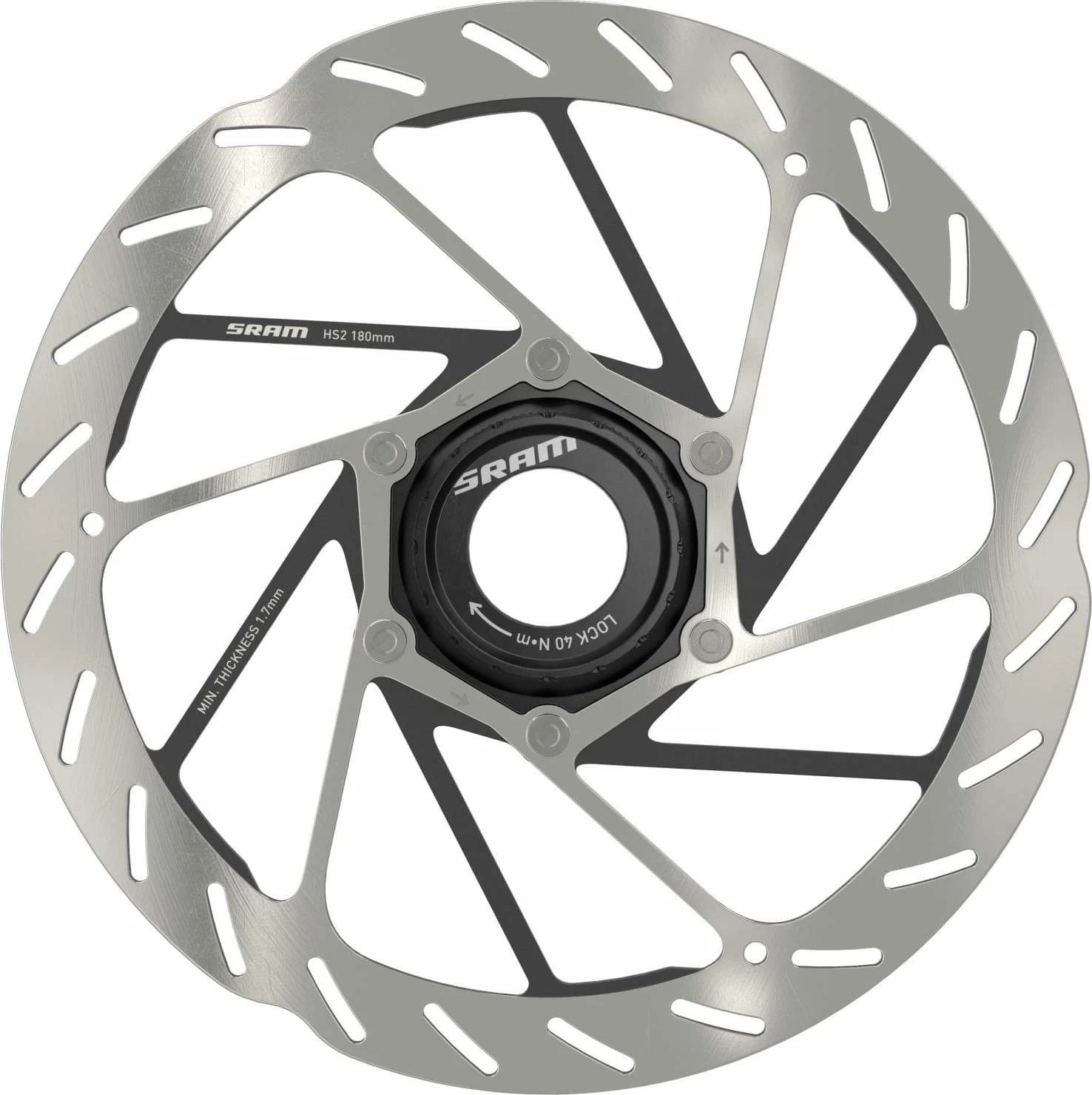 SRAM Disco Freno HS2 - Arrotondato - Centrelock - immagine 2
