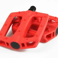 BLB Brick Lane Bikes Pedali In Plastica Della Piattaforma T-Rex - Rosso
