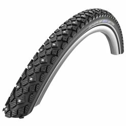 Schwalbe Cerchi A Raggi Invernali - 16x1,20 Pollici - K-Guard - Strisce Riflettenti - Nero